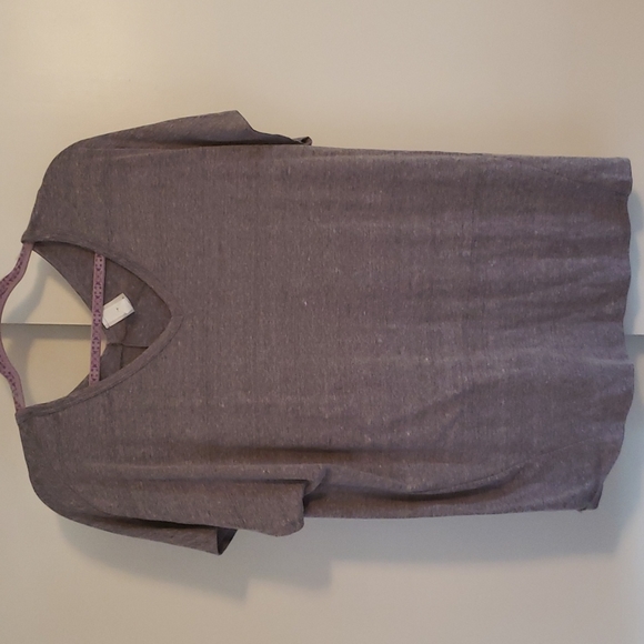 NWOT Honeyme size L dolman style short sleeve top - Picture 1 of 6